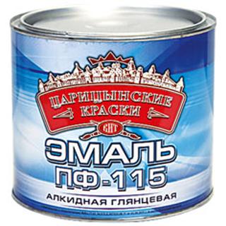 Эмаль ПФ-115 Царицынские краски 2,7кг, черная