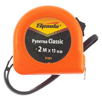 Рулетка Classic, 2 м х 13 мм, пластиковый корпус SPARTA